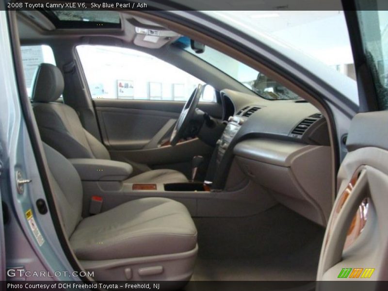 Sky Blue Pearl / Ash 2008 Toyota Camry XLE V6
