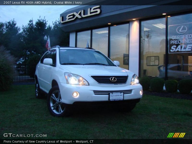 Crystal White / Ivory 2007 Lexus RX 400h AWD Hybrid