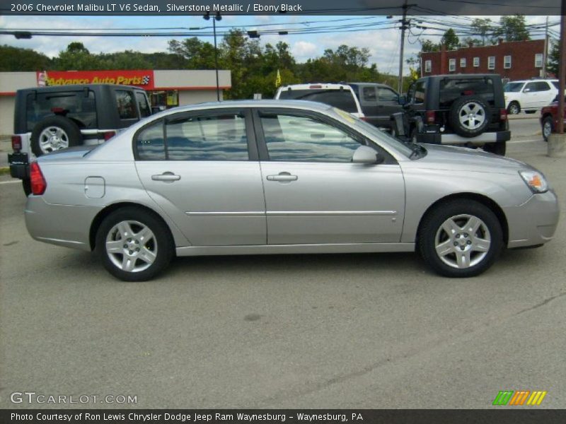 Silverstone Metallic / Ebony Black 2006 Chevrolet Malibu LT V6 Sedan