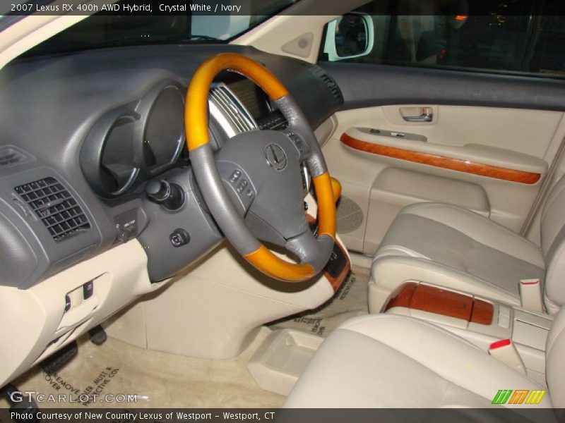 Crystal White / Ivory 2007 Lexus RX 400h AWD Hybrid