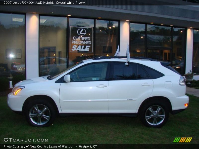Crystal White / Ivory 2007 Lexus RX 400h AWD Hybrid