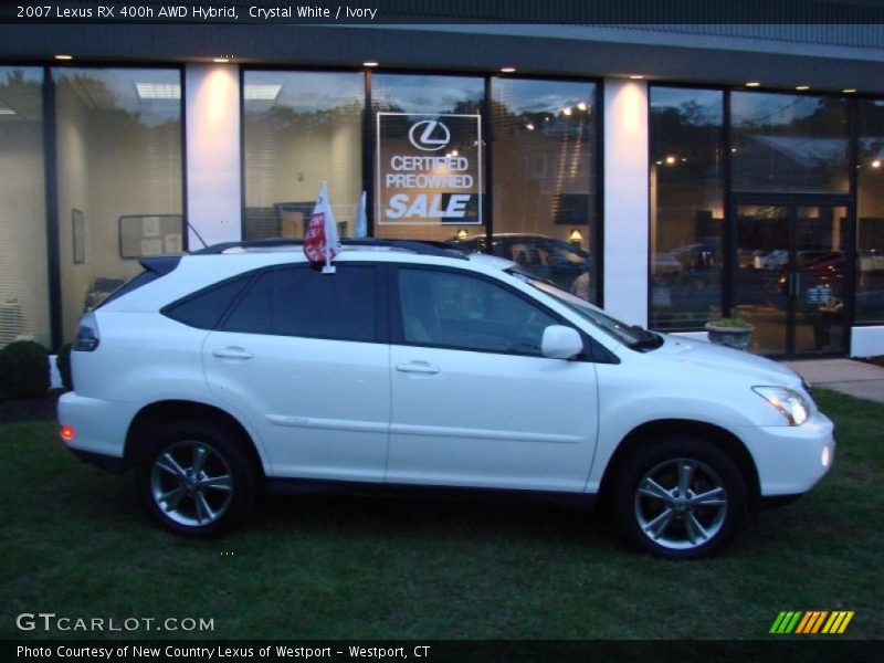 Crystal White / Ivory 2007 Lexus RX 400h AWD Hybrid