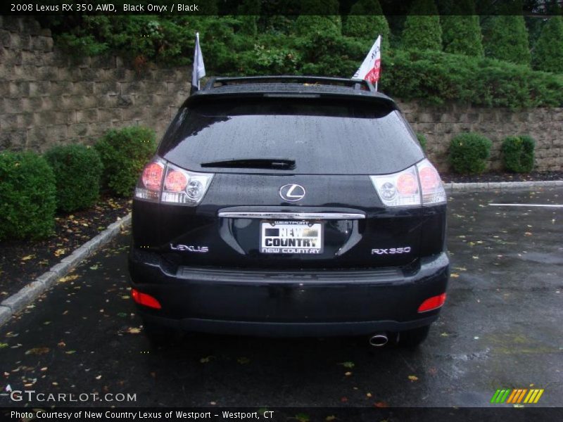 Black Onyx / Black 2008 Lexus RX 350 AWD