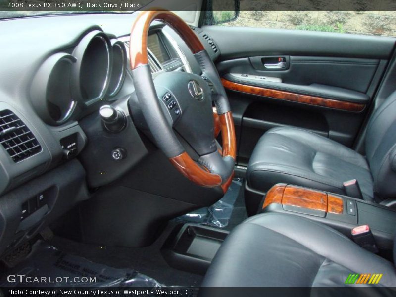 Black Onyx / Black 2008 Lexus RX 350 AWD