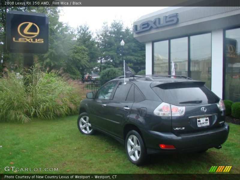 Flint Mica / Black 2008 Lexus RX 350 AWD