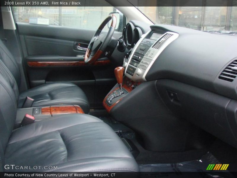 Flint Mica / Black 2008 Lexus RX 350 AWD