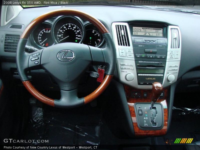 Flint Mica / Black 2008 Lexus RX 350 AWD