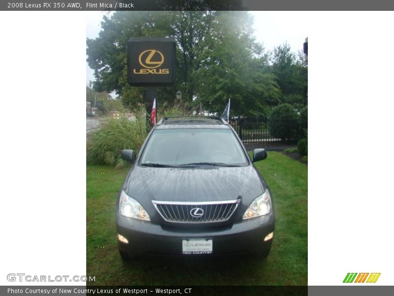 Flint Mica / Black 2008 Lexus RX 350 AWD