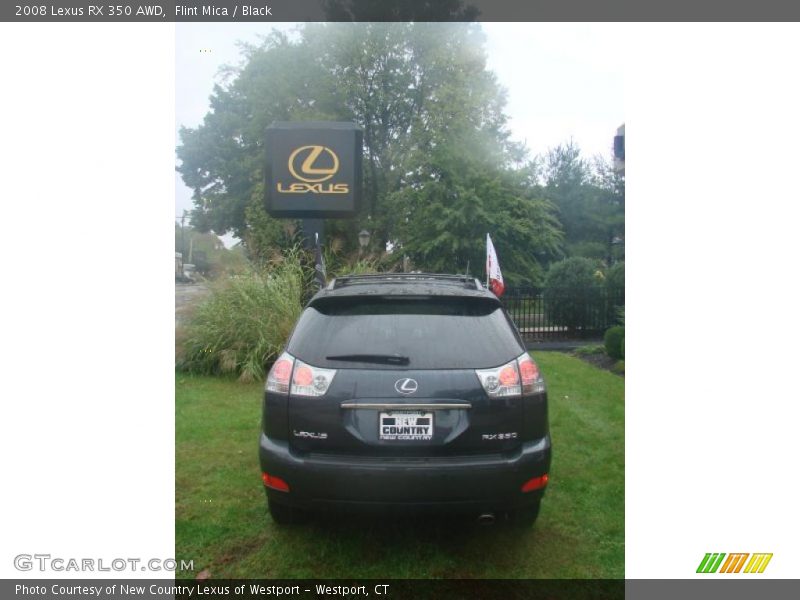 Flint Mica / Black 2008 Lexus RX 350 AWD