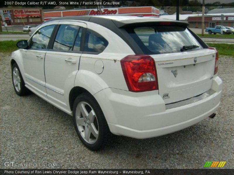 Stone White / Pastel Slate Gray/Blue 2007 Dodge Caliber R/T AWD