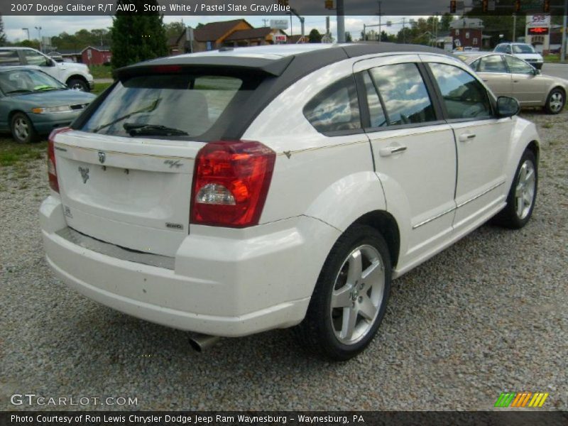 Stone White / Pastel Slate Gray/Blue 2007 Dodge Caliber R/T AWD