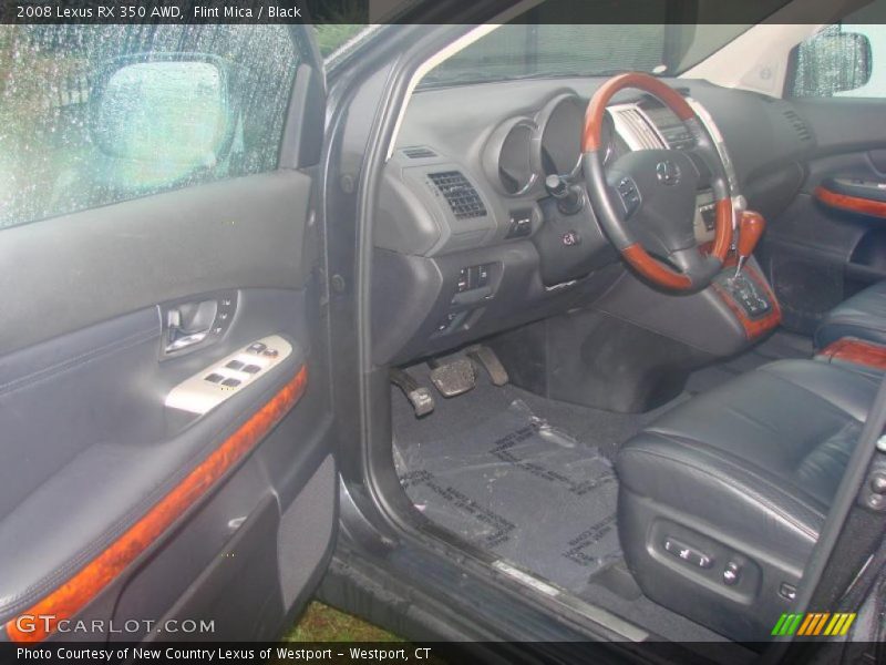 Flint Mica / Black 2008 Lexus RX 350 AWD
