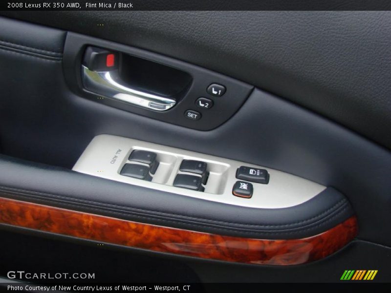 Flint Mica / Black 2008 Lexus RX 350 AWD