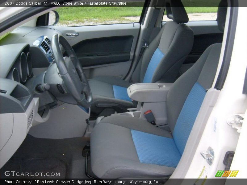 Stone White / Pastel Slate Gray/Blue 2007 Dodge Caliber R/T AWD
