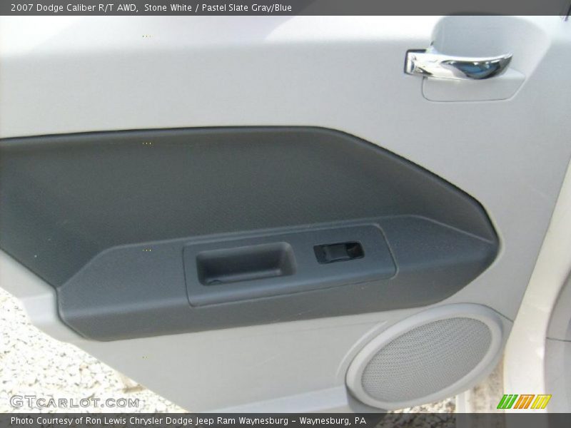 Stone White / Pastel Slate Gray/Blue 2007 Dodge Caliber R/T AWD