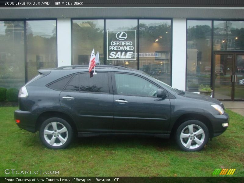 Flint Mica / Black 2008 Lexus RX 350 AWD