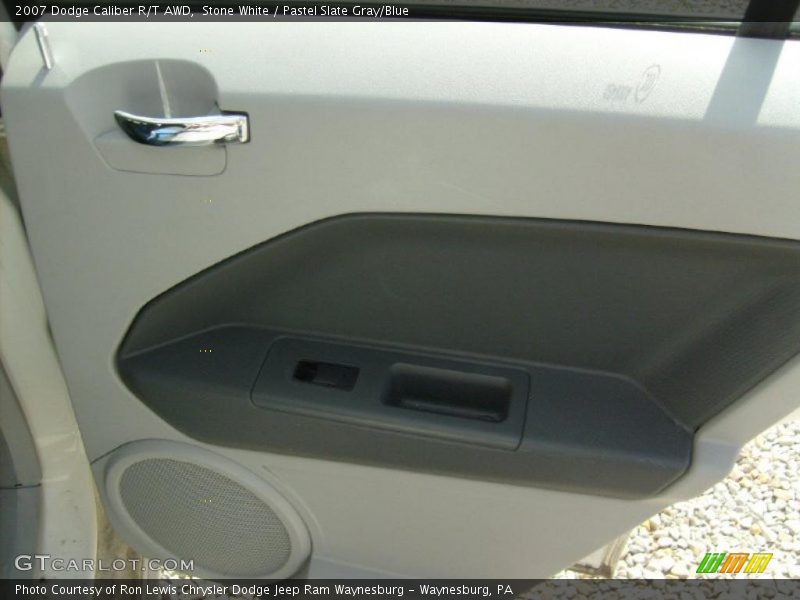 Stone White / Pastel Slate Gray/Blue 2007 Dodge Caliber R/T AWD