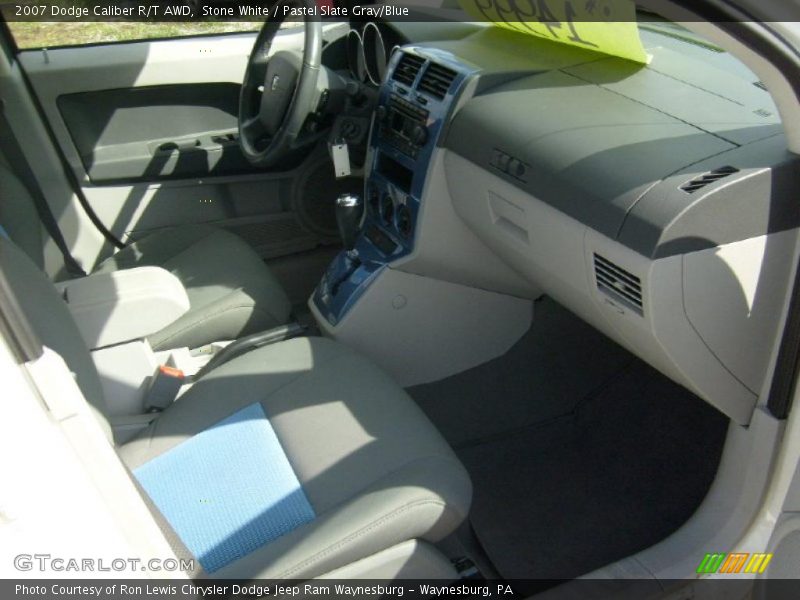 Stone White / Pastel Slate Gray/Blue 2007 Dodge Caliber R/T AWD