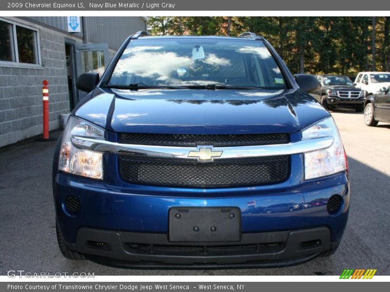 Navy Blue Metallic / Light Gray 2009 Chevrolet Equinox LS