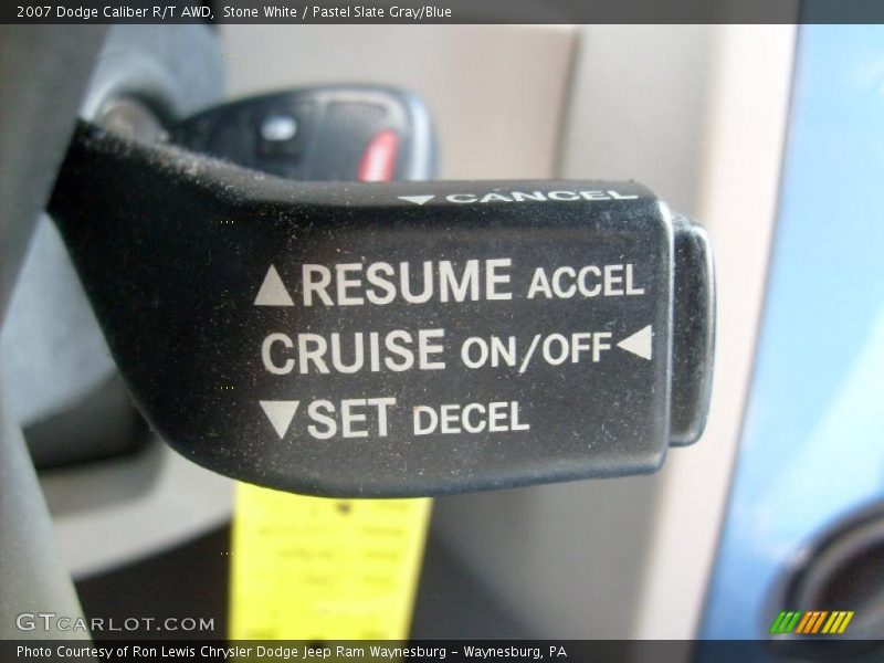 Stone White / Pastel Slate Gray/Blue 2007 Dodge Caliber R/T AWD
