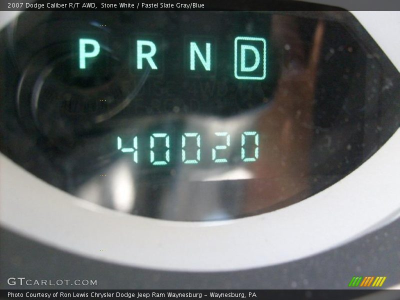 Stone White / Pastel Slate Gray/Blue 2007 Dodge Caliber R/T AWD