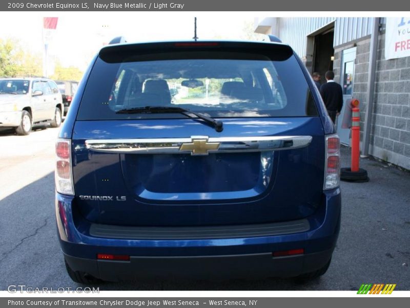Navy Blue Metallic / Light Gray 2009 Chevrolet Equinox LS