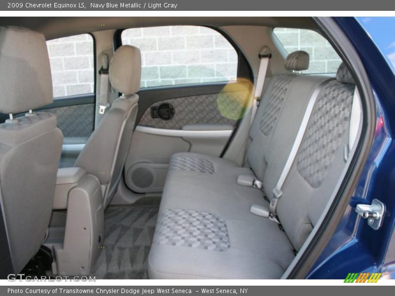 Navy Blue Metallic / Light Gray 2009 Chevrolet Equinox LS