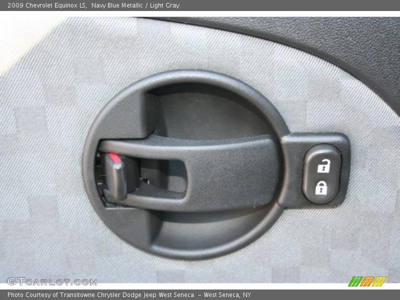 Navy Blue Metallic / Light Gray 2009 Chevrolet Equinox LS