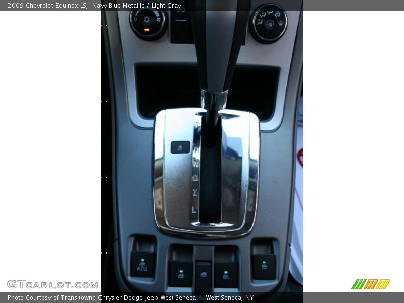 Navy Blue Metallic / Light Gray 2009 Chevrolet Equinox LS