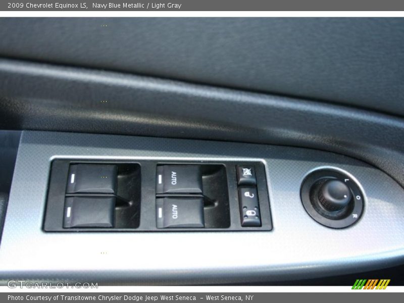 Navy Blue Metallic / Light Gray 2009 Chevrolet Equinox LS