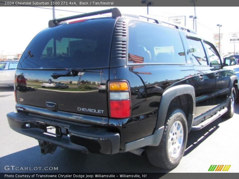 Black / Tan/Neutral 2004 Chevrolet Suburban 1500 Z71 4x4