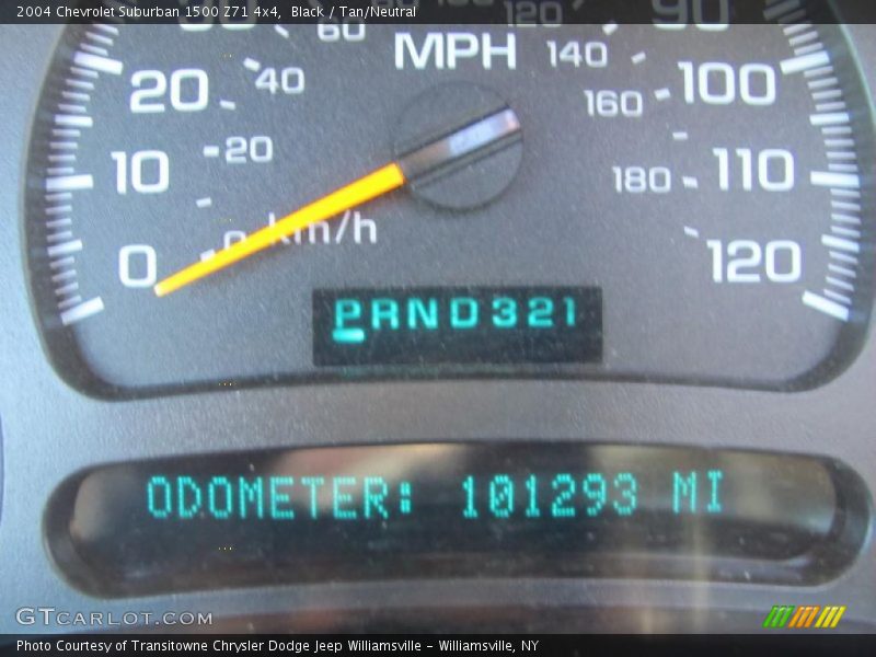 Black / Tan/Neutral 2004 Chevrolet Suburban 1500 Z71 4x4