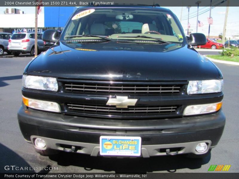 Black / Tan/Neutral 2004 Chevrolet Suburban 1500 Z71 4x4