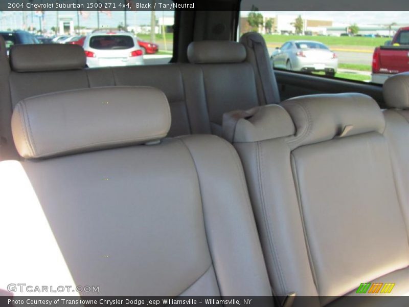 Black / Tan/Neutral 2004 Chevrolet Suburban 1500 Z71 4x4