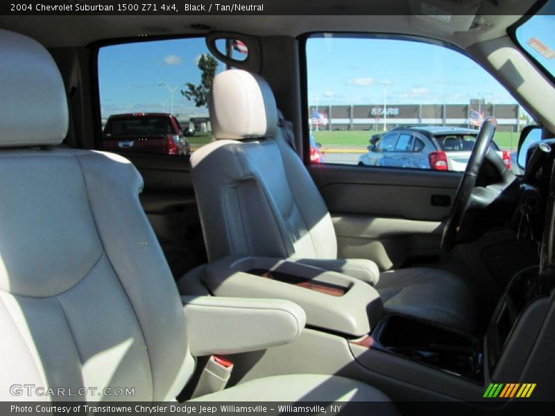 Black / Tan/Neutral 2004 Chevrolet Suburban 1500 Z71 4x4