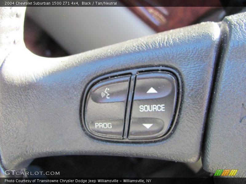 Black / Tan/Neutral 2004 Chevrolet Suburban 1500 Z71 4x4