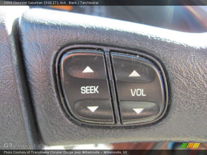 Black / Tan/Neutral 2004 Chevrolet Suburban 1500 Z71 4x4