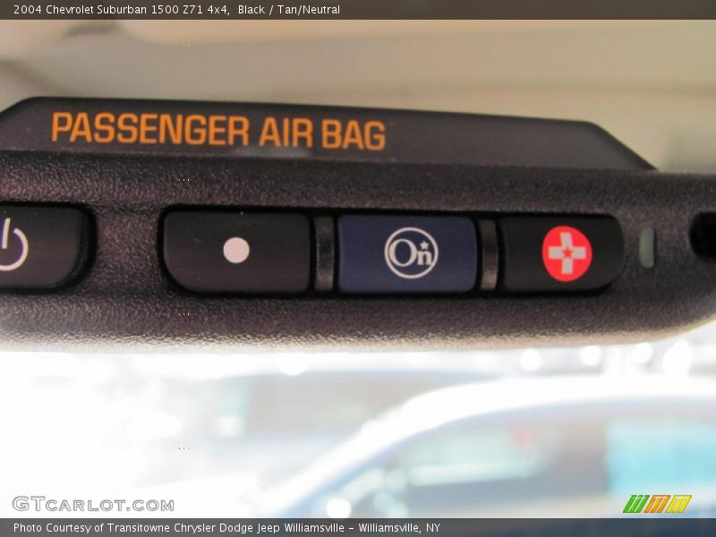 Black / Tan/Neutral 2004 Chevrolet Suburban 1500 Z71 4x4