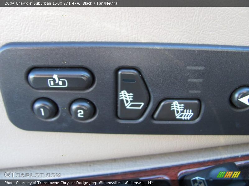 Black / Tan/Neutral 2004 Chevrolet Suburban 1500 Z71 4x4