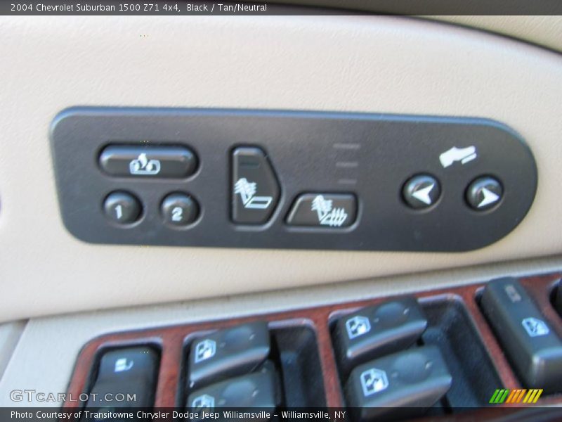 Black / Tan/Neutral 2004 Chevrolet Suburban 1500 Z71 4x4