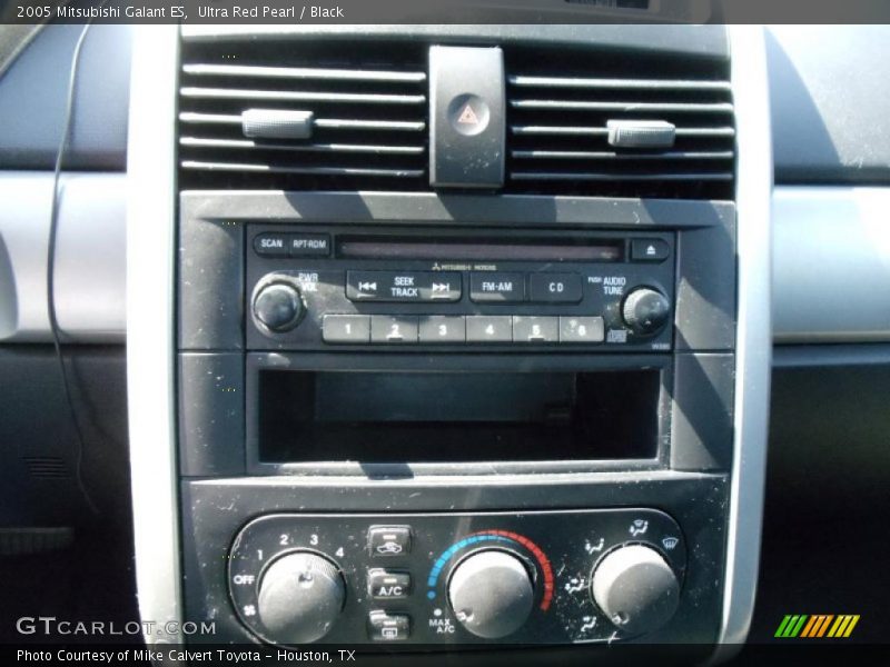 Ultra Red Pearl / Black 2005 Mitsubishi Galant ES