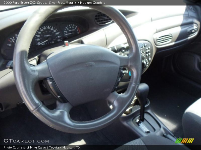 Silver Frost Metallic / Medium Graphite 2000 Ford Escort ZX2 Coupe
