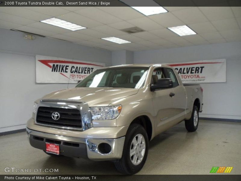 Desert Sand Mica / Beige 2008 Toyota Tundra Double Cab