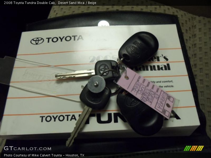 Desert Sand Mica / Beige 2008 Toyota Tundra Double Cab
