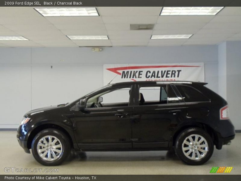 Black / Charcoal Black 2009 Ford Edge SEL