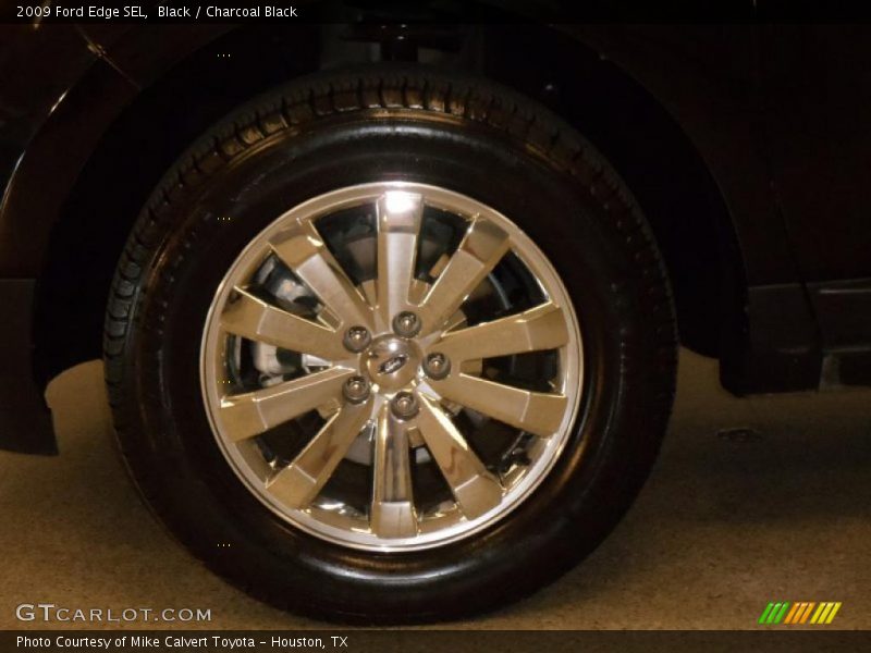 Black / Charcoal Black 2009 Ford Edge SEL