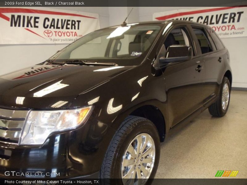Black / Charcoal Black 2009 Ford Edge SEL
