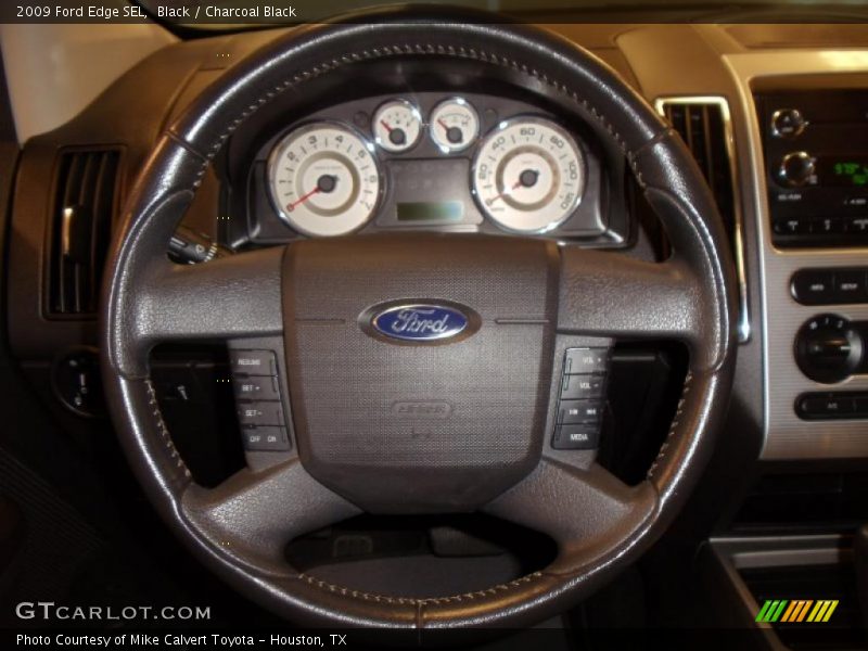 Black / Charcoal Black 2009 Ford Edge SEL