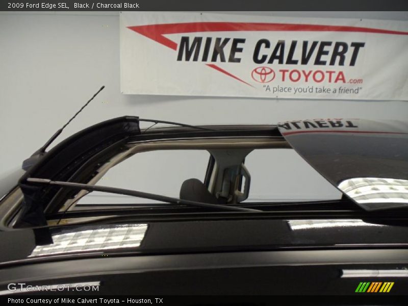 Black / Charcoal Black 2009 Ford Edge SEL