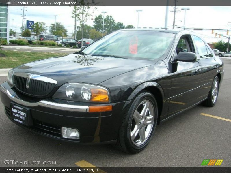 Black / Deep Charcoal 2002 Lincoln LS V6